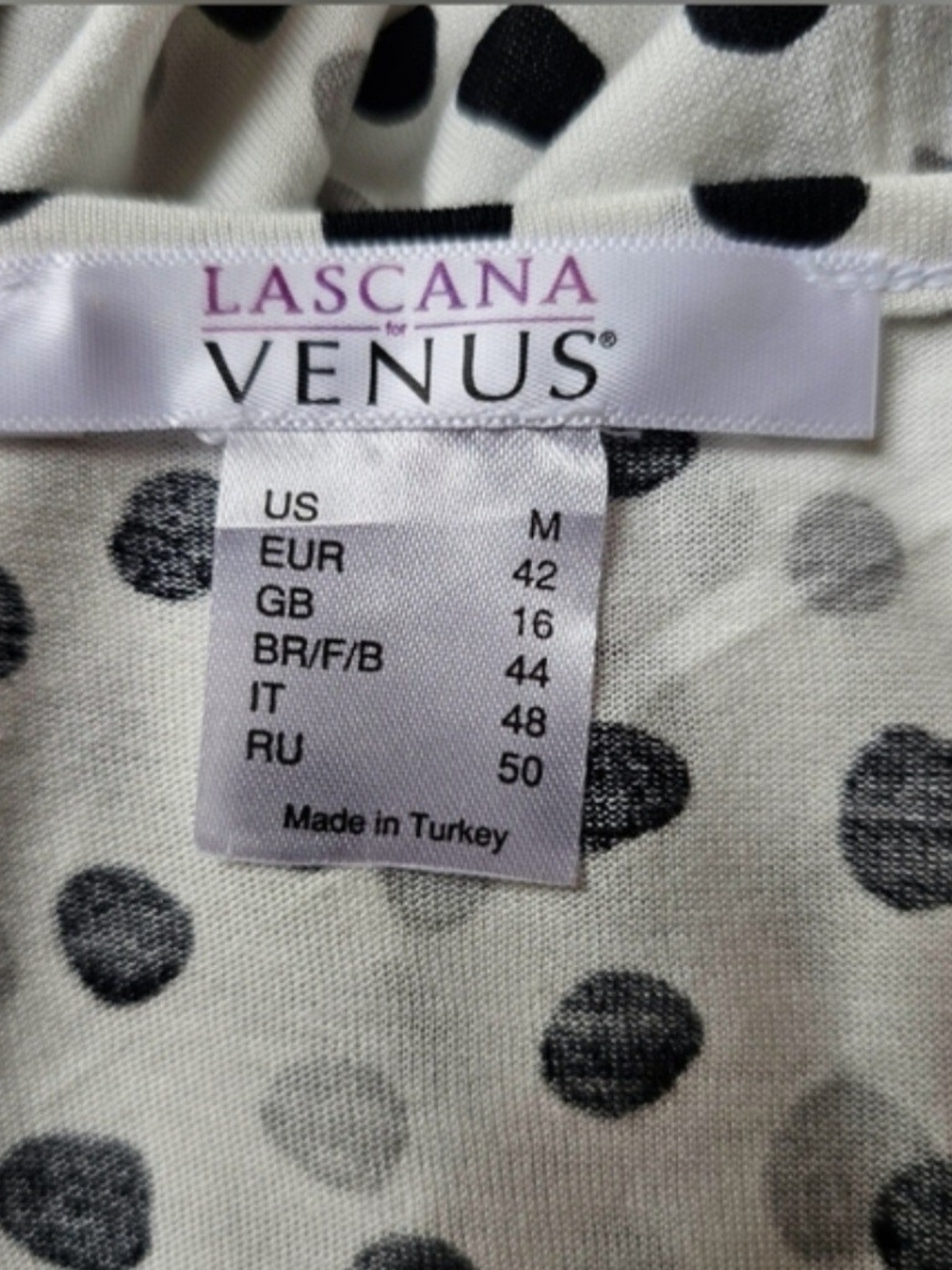 Lascana/Venus High-Neck Polka Dot Halter Maxi Dress - Picture 6 of 9
